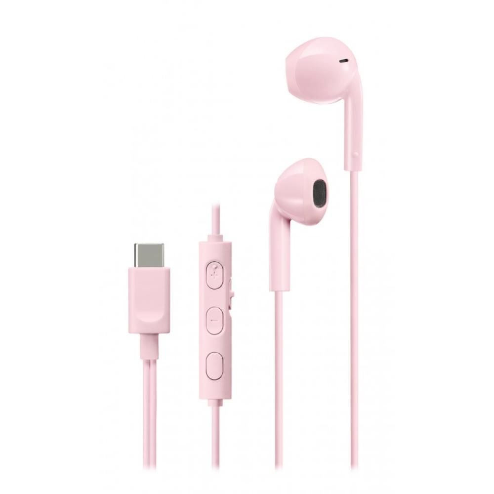 JVC - HA-FR17UC Auriculares Alámbrico Dentro de oído Llamadas/Música USB Tipo C Rosa