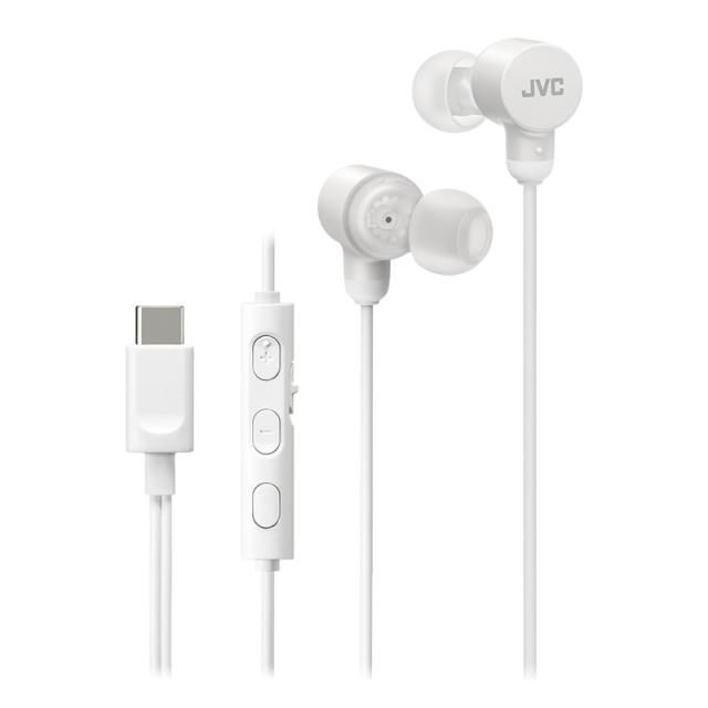 JVC - HAFR29UCA Auriculares Alámbrico Dentro de oído Llamadas/Música USB Tipo C Blanco