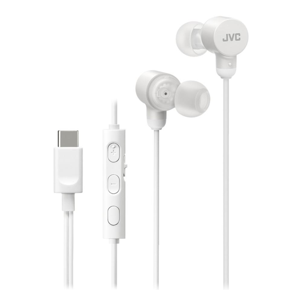 JVC - HAFR29UCA Auriculares Alámbrico Dentro de oído Llamadas/Música USB Tipo C Blanco