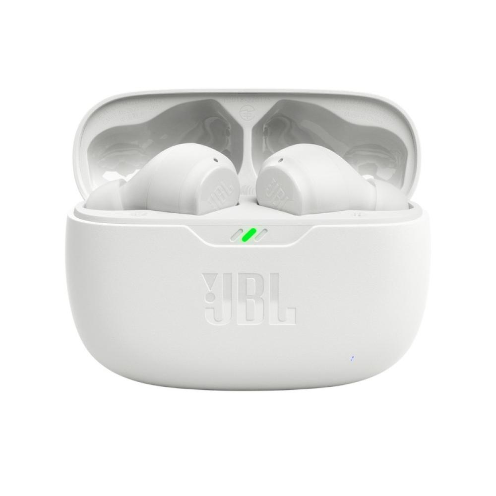 JBL - Wave Beam Auriculares True Wireless Stereo (TWS) Dentro de oído Llamadas/Música/Deporte/Uso diario Bluetooth Blanco
