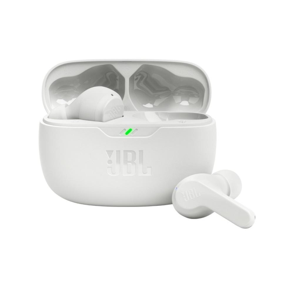 JBL - Wave Beam Auriculares True Wireless Stereo (TWS) Dentro de oído Llamadas/Música/Deporte/Uso diario Bluetooth Blanco