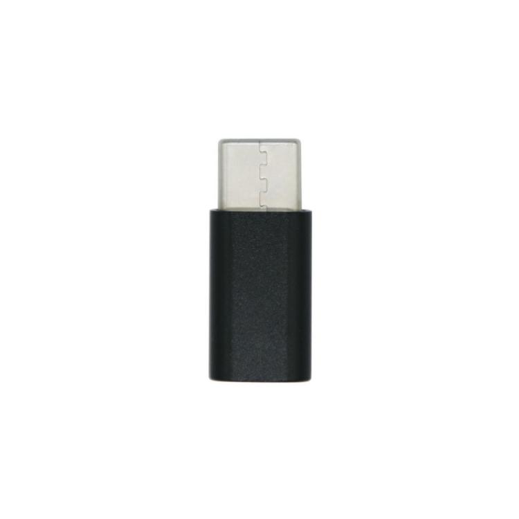 AISENS - Mini Adaptador USB-? USB 2.0, Tipo Micro-B/H-USB-?/M, Negro