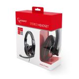 Gembird - MHS-001 auricular y casco Auriculares Alámbrico Diadema Música Negro