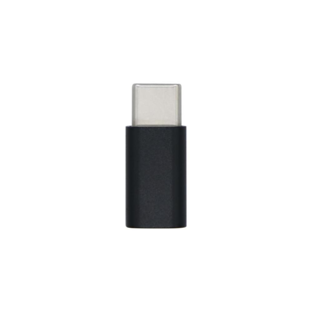 AISENS - Mini Adaptador USB-? USB 2.0, Tipo Micro-B/H-USB-?/M, Negro