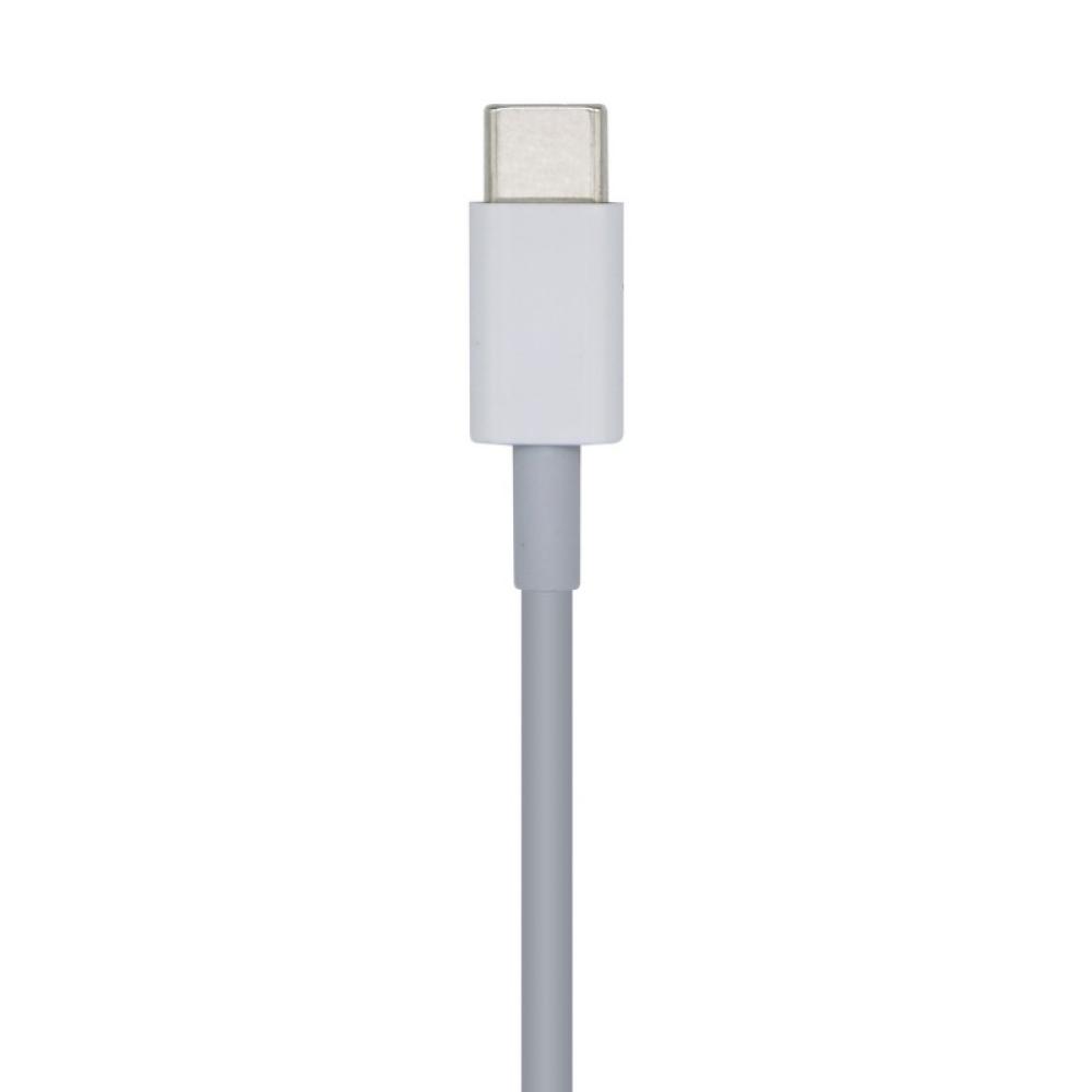 AISENS - Cable USB 2.0 USB-? A Lightning PD 2A, Lightning/M-USB-?/M, Blanco, 1.0m