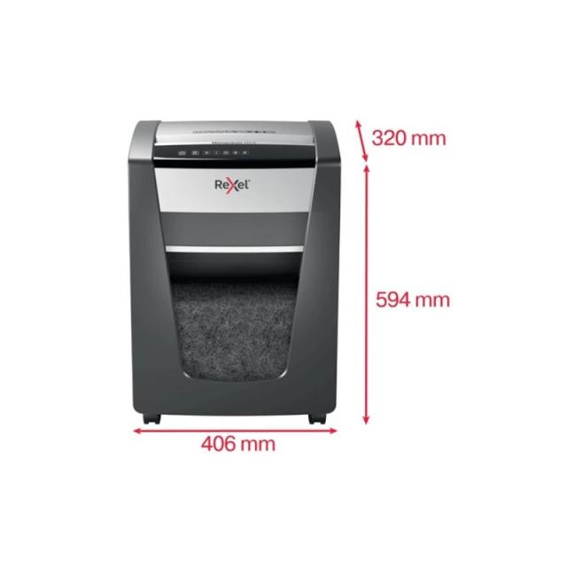 Rexel - Momentum M515 triturador de papel Microcorte 58 dB 1,5 cm Negro