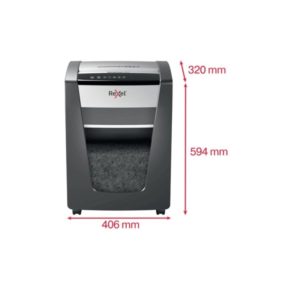 Rexel - Momentum M515 triturador de papel Microcorte 58 dB 1,5 cm Negro