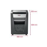 Rexel - Momentum M515 triturador de papel Microcorte 58 dB 1,5 cm Negro
