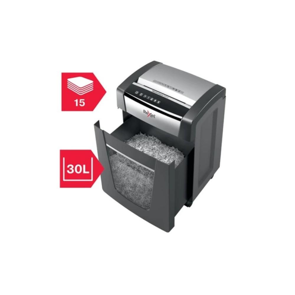 Rexel - Momentum M515 triturador de papel Microcorte 58 dB 1,5 cm Negro
