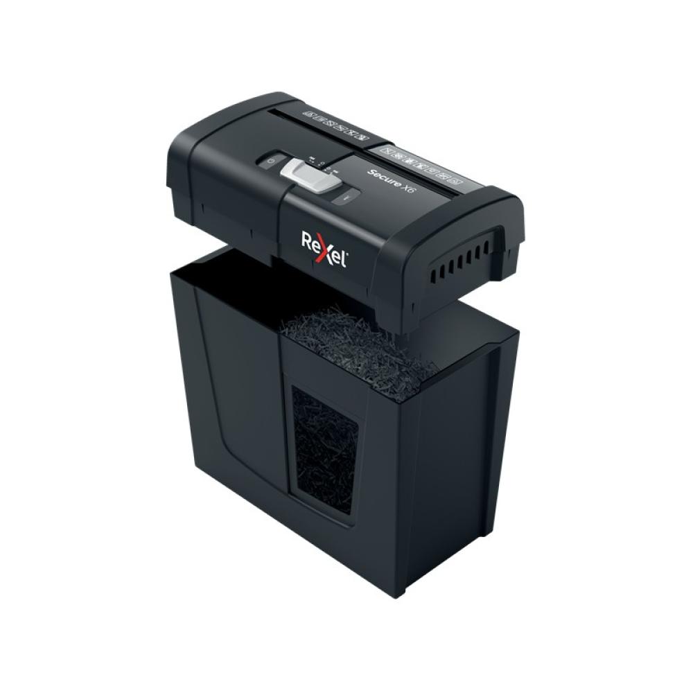 Rexel - Secure X6 triturador de papel Corte cruzado 68 dB Negro