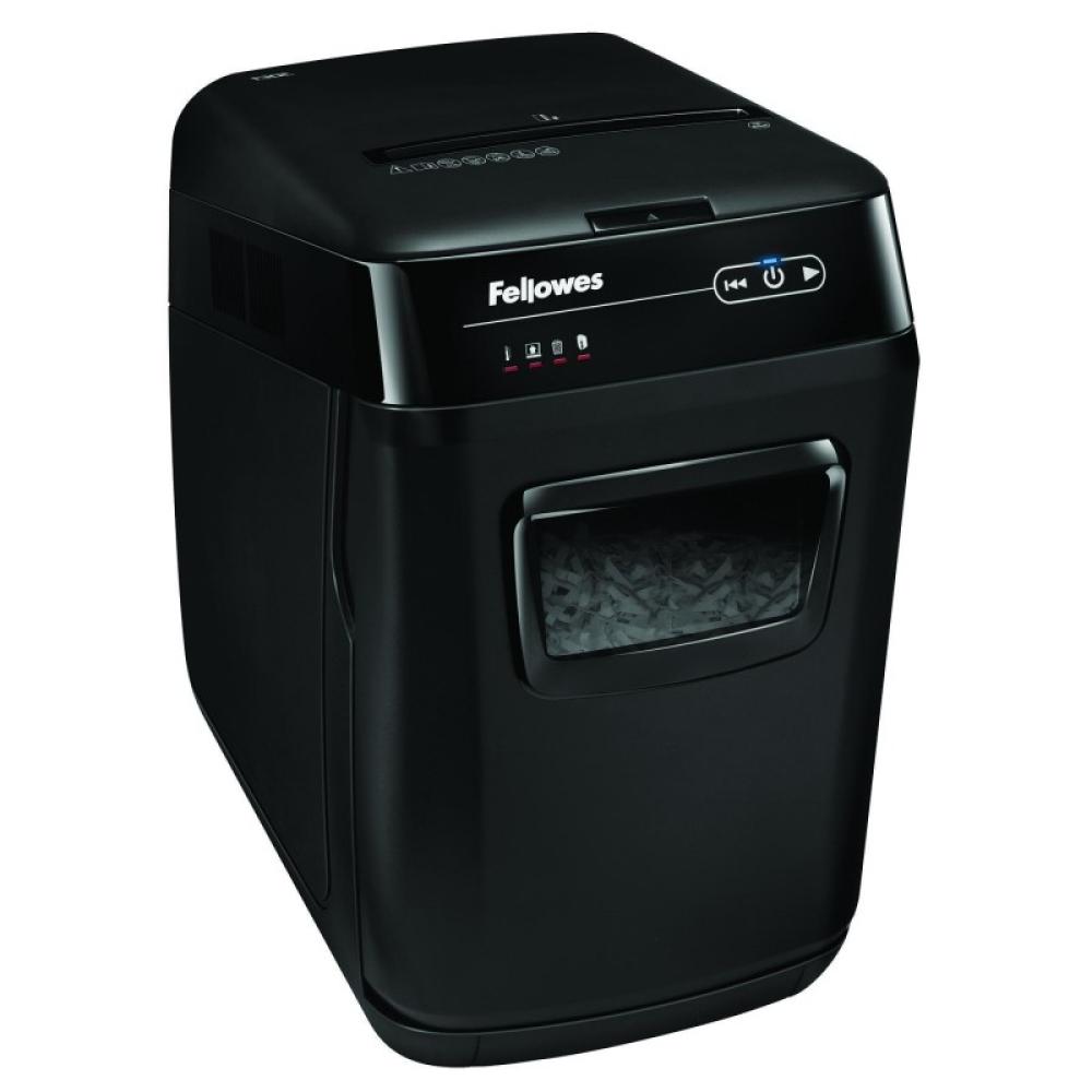 Fellowes - AutoMax 150C triturador de papel Corte cruzado 23 cm Negro, Gris