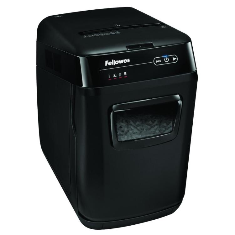 Fellowes - AutoMax 150C triturador de papel Corte cruzado 23 cm Negro, Gris
