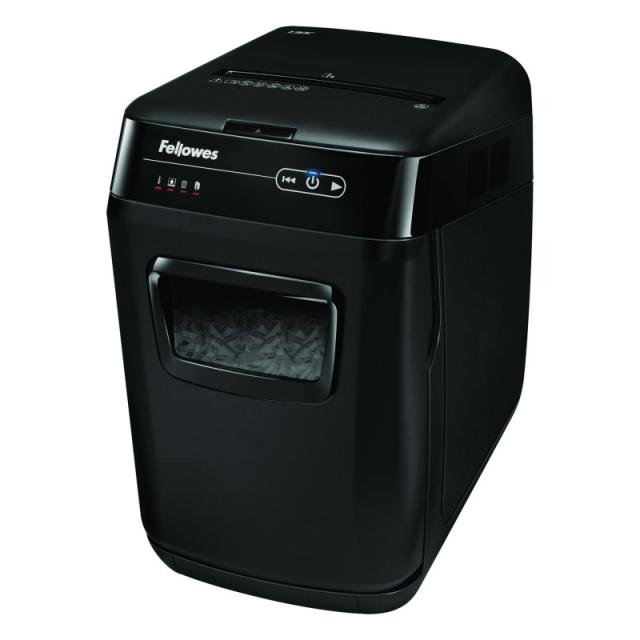 Fellowes - AutoMax 150C triturador de papel Corte cruzado 23 cm Negro, Gris