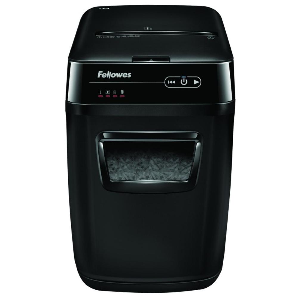 Fellowes - AutoMax 150C triturador de papel Corte cruzado 23 cm Negro, Gris