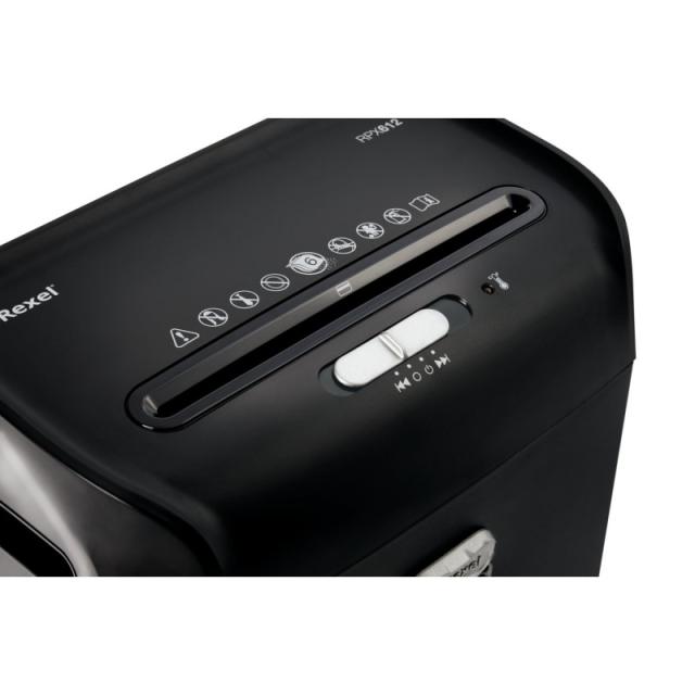 Rexel - Promax RPX612 triturador de papel Corte cruzado 58 dB 22 cm Negro - 2101828A