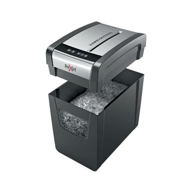 Rexel - Momentum X410-SL triturador de papel Corte cruzado 62 dB Negro, Gris