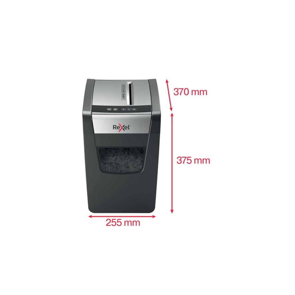 Rexel - Momentum X410-SL triturador de papel Corte cruzado 62 dB Negro, Gris