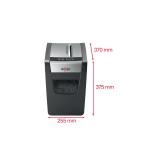 Rexel - Momentum X410-SL triturador de papel Corte cruzado 62 dB Negro, Gris