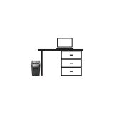 Rexel - Momentum X410-SL triturador de papel Corte cruzado 62 dB Negro, Gris