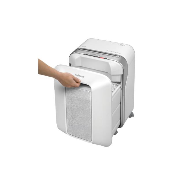 Fellowes - Powershred LX201 triturador de papel Microcorte 23 cm Blanco