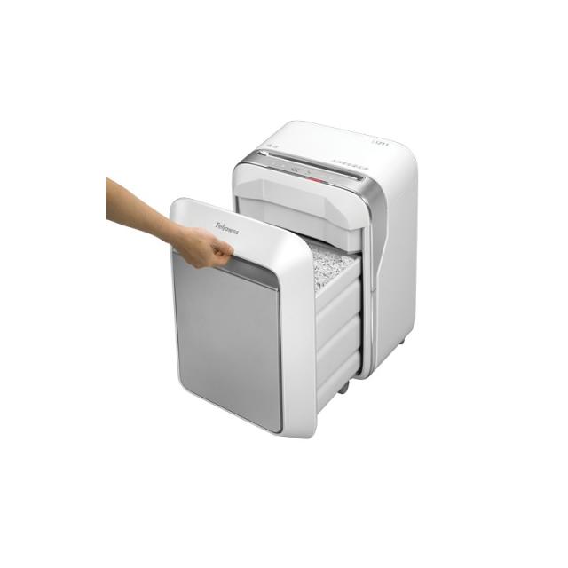 Fellowes - LX Series Powershred LX21 triturador de papel Microcorte Gris, Blanco