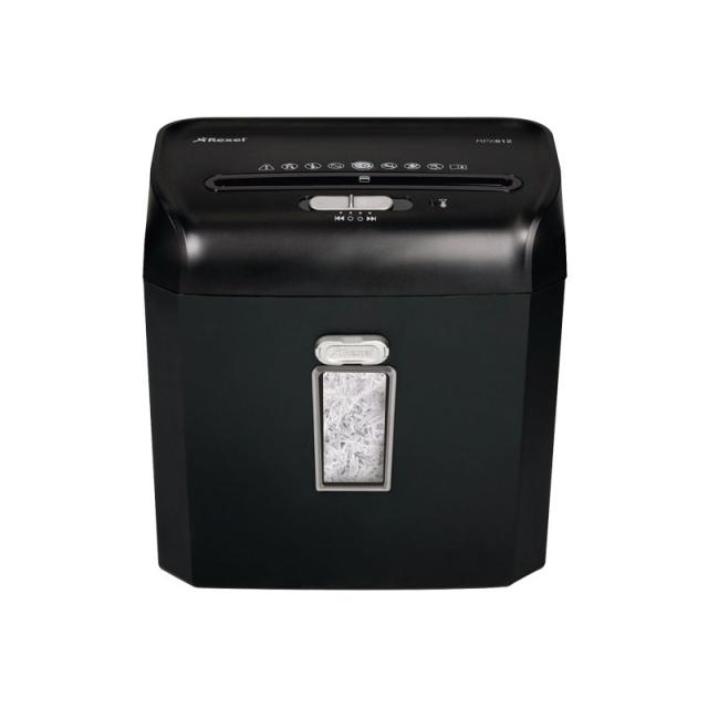 Rexel - ProMax RPX612 triturador de papel Corte cruzado 58 dB 22 cm Negro - 2104579EU