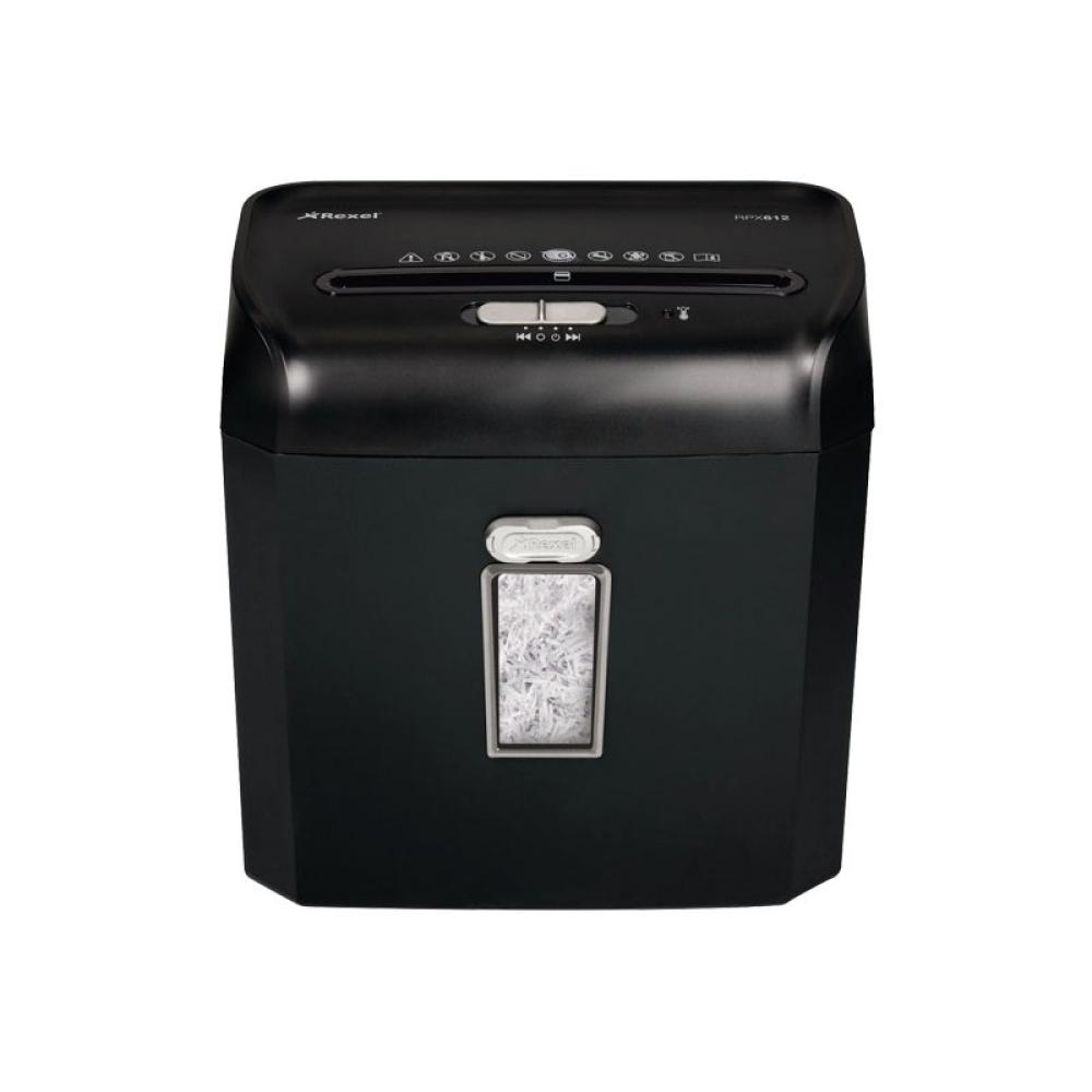 Rexel - ProMax RPX612 triturador de papel Corte cruzado 58 dB 22 cm Negro - 2104579EU