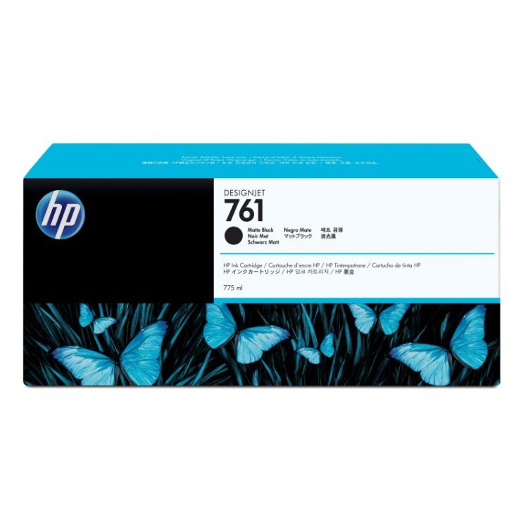 HP - Cartucho de tinta DesignJet 761 negro mate de 775 ml