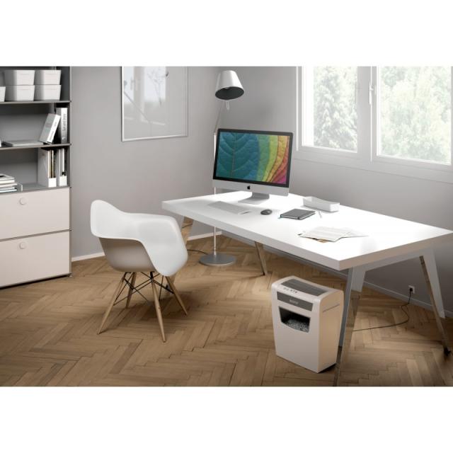 Leitz - IQ Home Office P-4 triturador de papel Corte en partículas 58 dB 22 cm Blanco