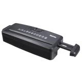 Hama - Destructora de papel MINI S6, tamaño del corte 8mm, color negro.