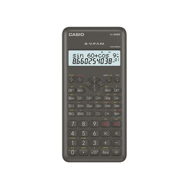 Casio - FX-82MS-2 calculadora Bolsillo Calculadora científica Negro