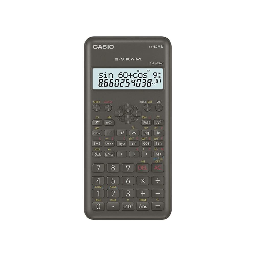Casio - FX-82MS-2 calculadora Bolsillo Calculadora científica Negro