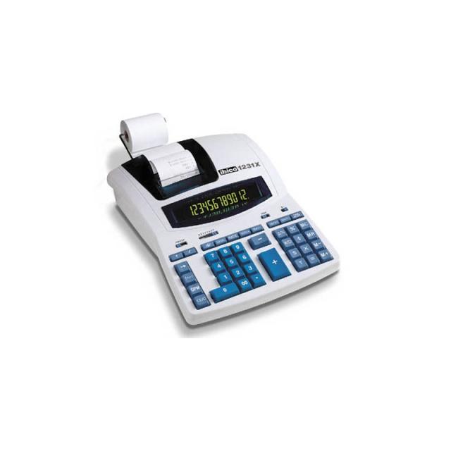Ibico - 1231X calculadora Escritorio Calculadora de impresión Azul, Blanco