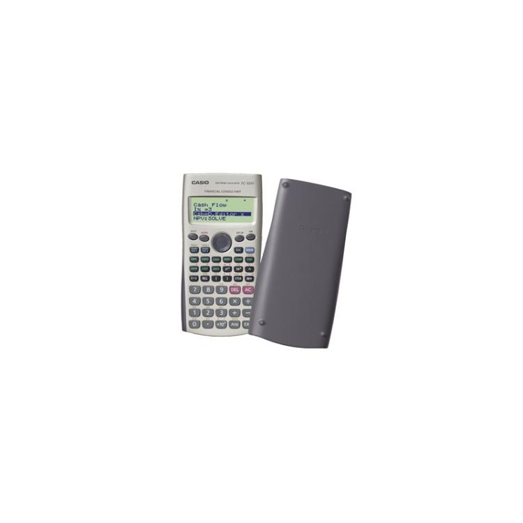 Casio - FC-100V calculadora Bolsillo Calculadora financiera Gris