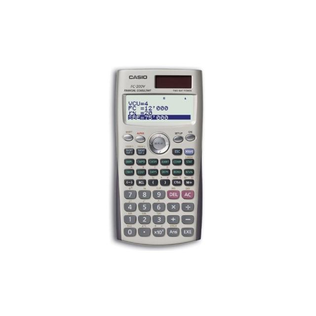 Casio - FC-200V calculadora Bolsillo Calculadora financiera