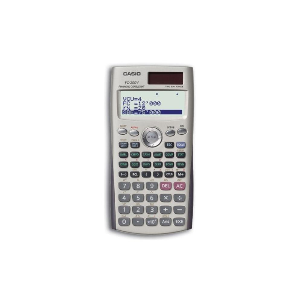 Casio - FC-200V calculadora Bolsillo Calculadora financiera
