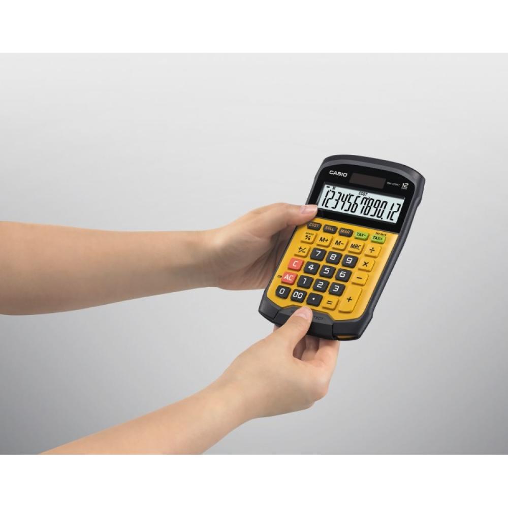 Casio - WM-320MT calculadora Bolsillo Pantalla de calculadora Negro, Amarillo