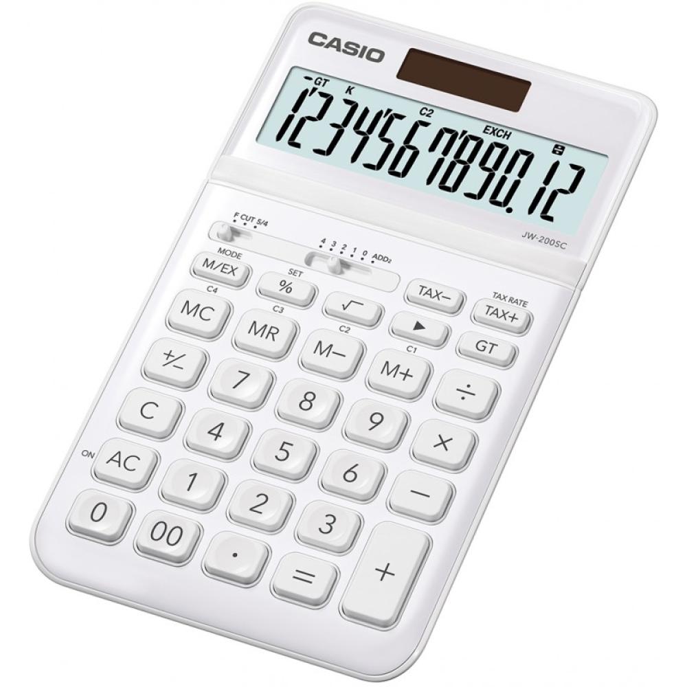 Casio - JW-200SC calculadora Escritorio Calculadora básica Blanco