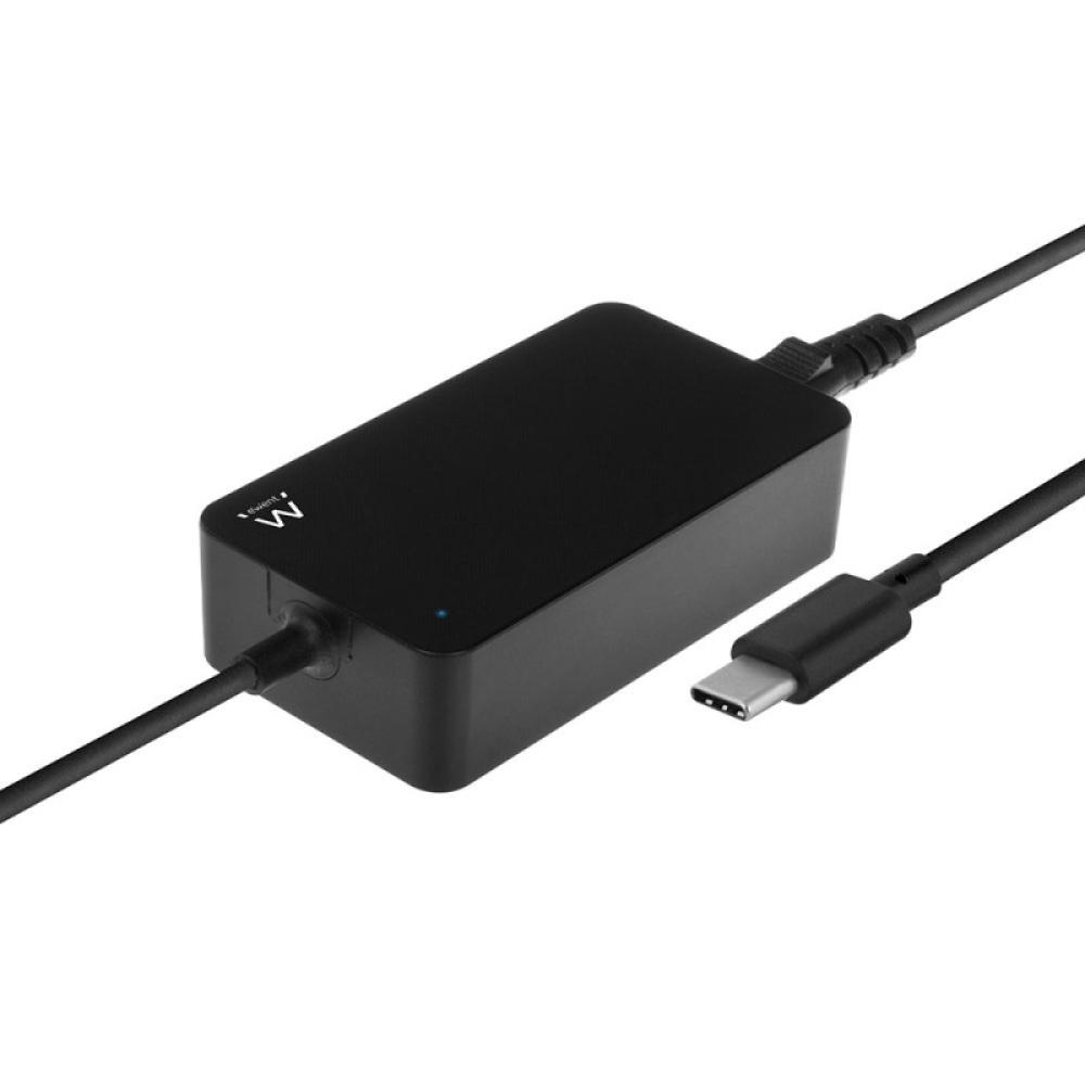 Ewent - EW3981 adaptador e inversor de corriente Interior 45 W Negro