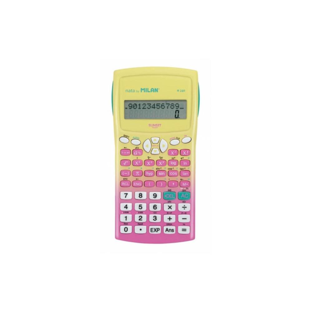 Milan - 159110SNPBL calculadora Escritorio Calculadora básica Rosa, Amarillo