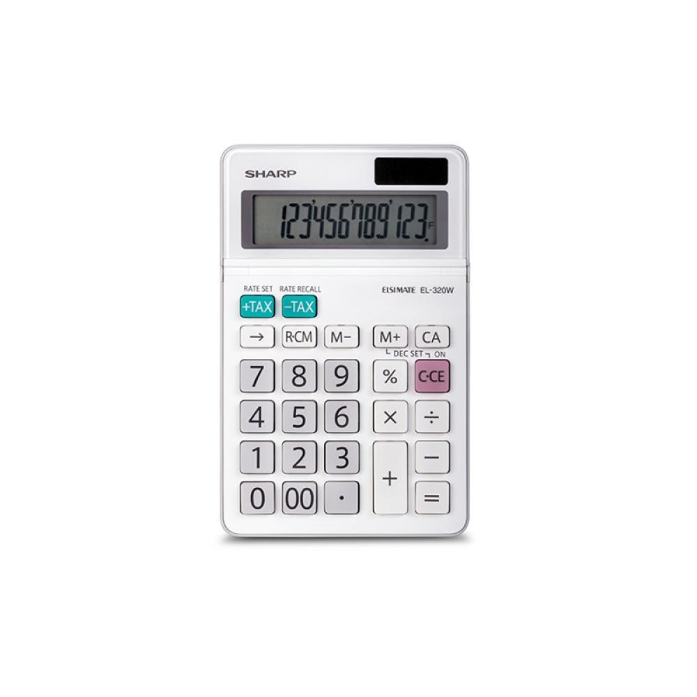 Sharp - EL320WB calculadora Escritorio Calculadora básica Blanco