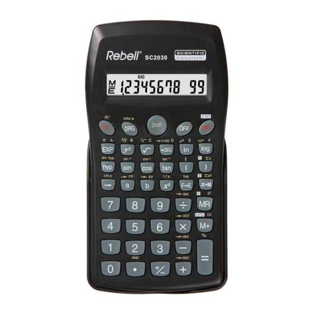 Rebell - SC2030 calculadora Bolsillo Calculadora científica Negro