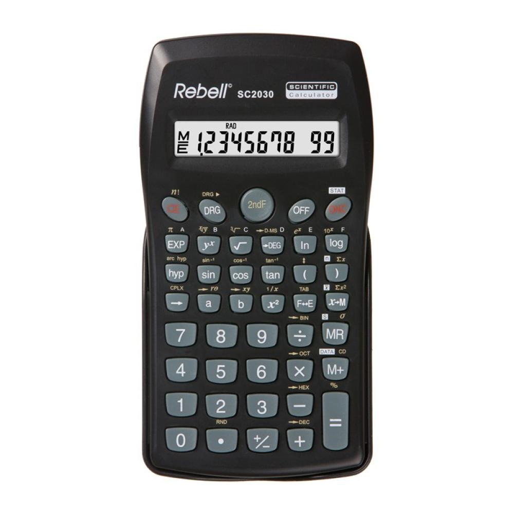 Rebell - SC2030 calculadora Bolsillo Calculadora científica Negro