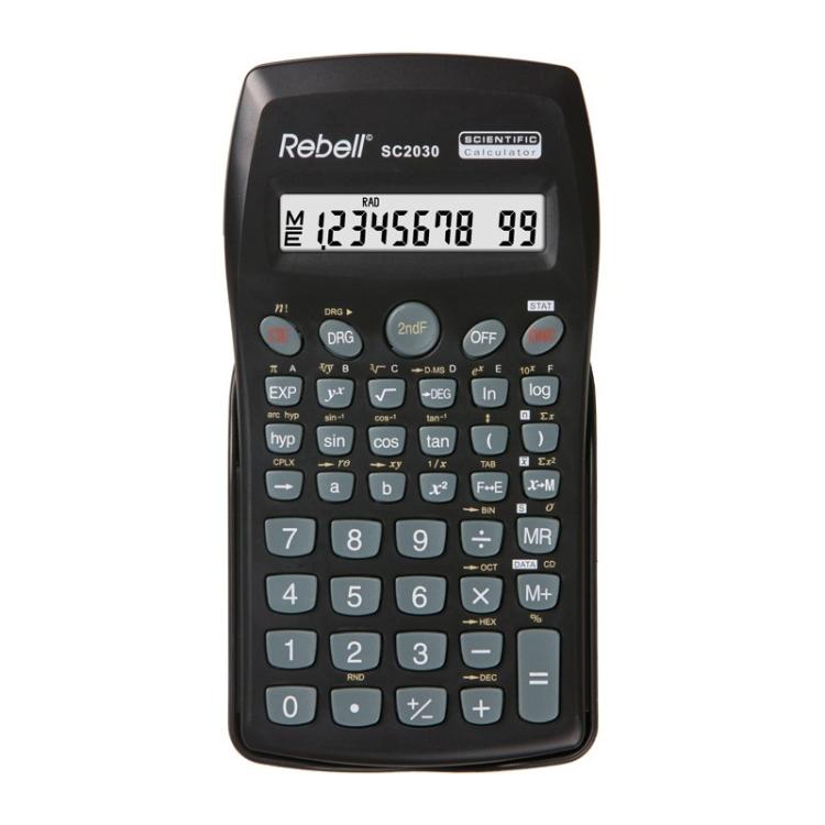 Rebell - SC2030 calculadora Bolsillo Calculadora científica Negro