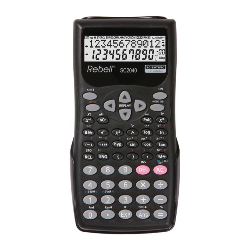 Rebell - SC2040 calculadora Bolsillo Calculadora científica Negro