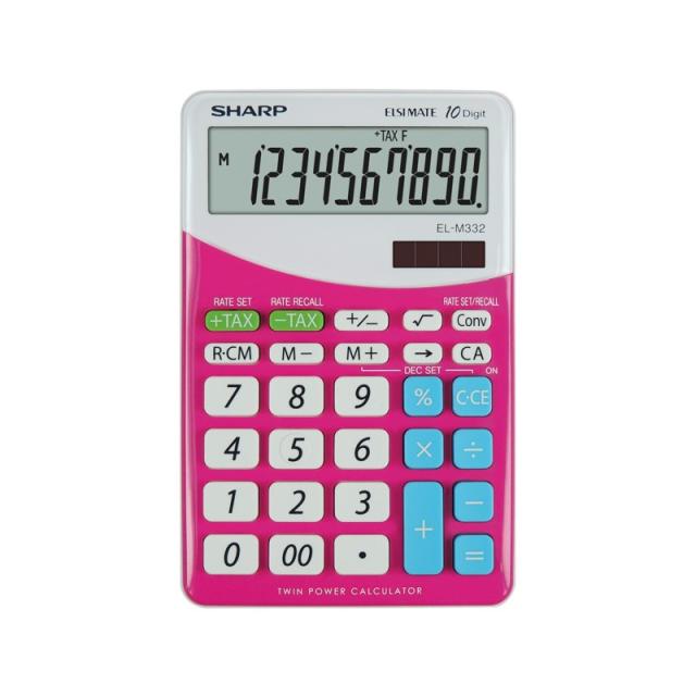 Sharp - EL-M332 calculadora Escritorio Calculadora financiera Rosa