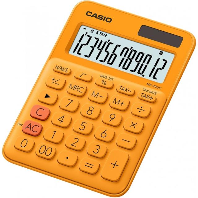 Casio - MS-20UC-RG calculadora Escritorio Calculadora básica Naranja