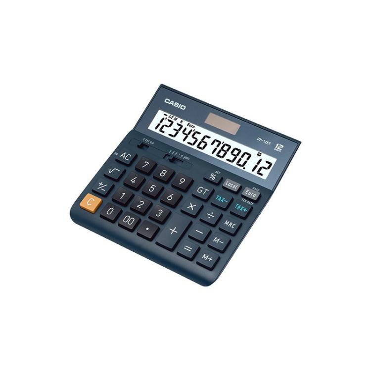 Casio - DH-12ET calculadora Escritorio Calculadora básica Negro