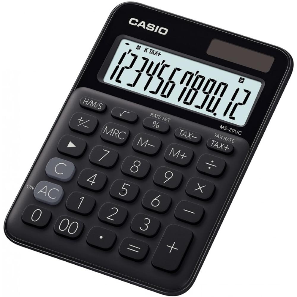 Casio - MS-20UC-BK calculadora Escritorio Calculadora básica Negro