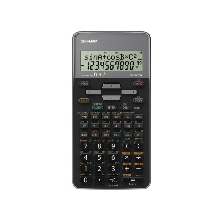 Sharp - EL-531TH calculadora Bolsillo Calculadora científica Negro, Gris